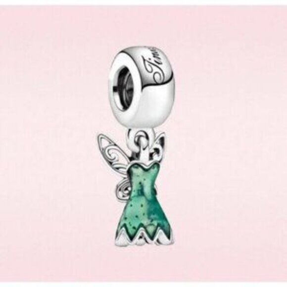 PANDORA Disney Tinkerbell Dress Charm - Picture 1 of 2